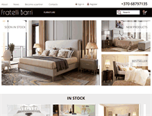 Tablet Screenshot of fratellibarri.com